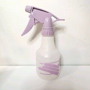 Vtg 8oz Purple Rad Striped Salon Spray Mist Water Bottle by Tolco Toledo Ohio